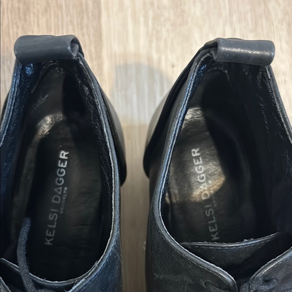 Kelsi Dagger Black Ankle Boots - Picture 4 of 5